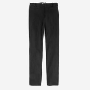 J.Crew Factory Slim Lexie Pant Black Cotton Stretch Trousers 0 Tailored Workwear